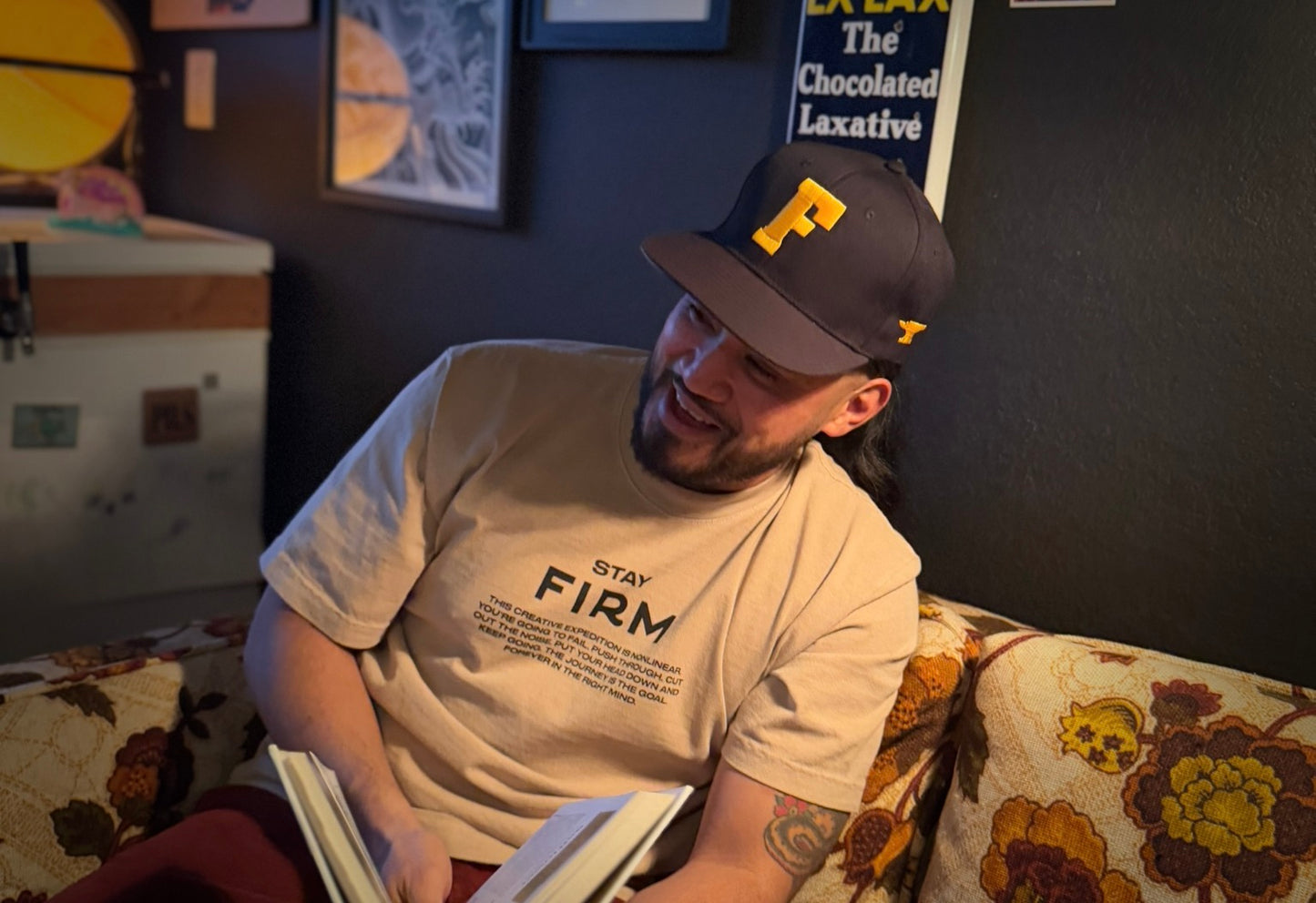 FIRM Snapback Hat - Black/Yellow