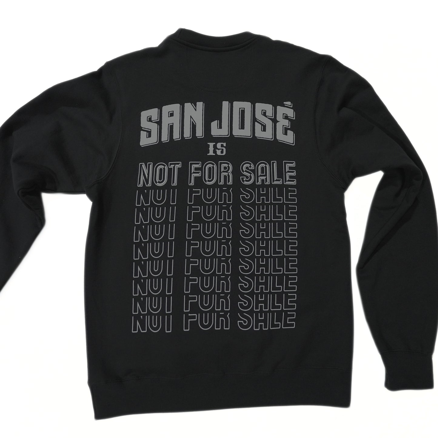 SJ Not For Sale Crewneck - Black