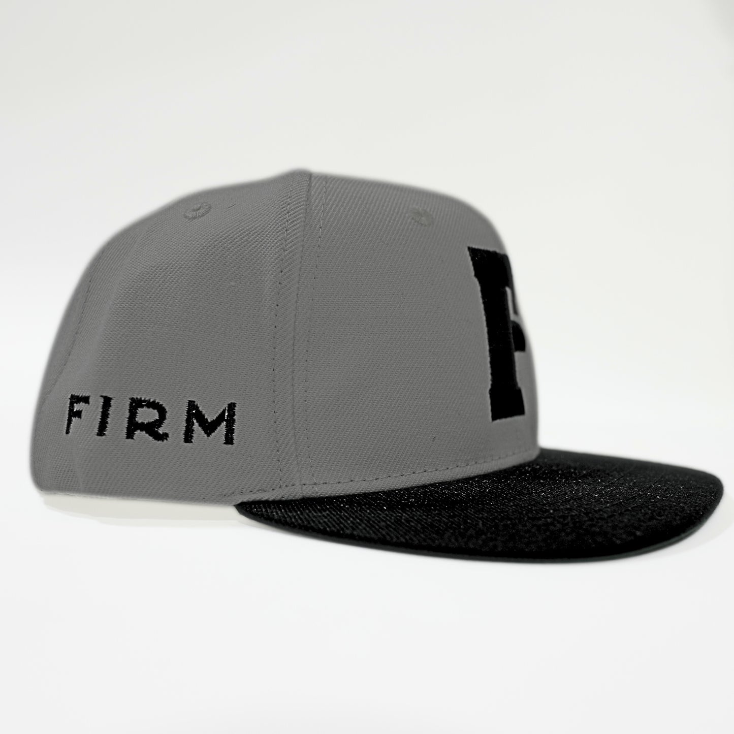 FIRM Snapback Hat - White/Black